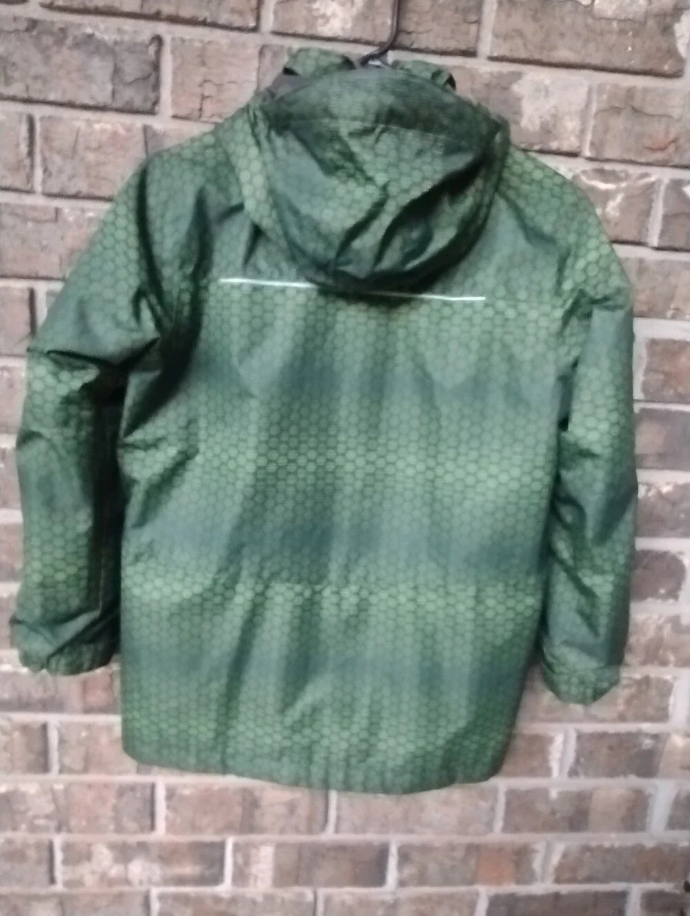 Columbia raincoat green